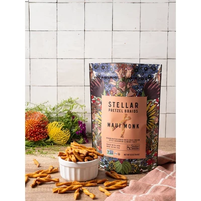 Stellar Snacks Maui Monk Pretzel Braid - 12oz 4 Stellar Snacks Maui Monk Pretzel Braid - 12oz - Image 2