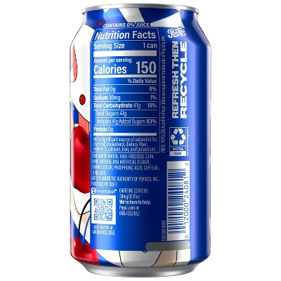 Pepsi Wild Cherry & Cream Soda - 12pk/12 Fl Oz Cans 4 Pepsi Wild Cherry & Cream Soda - 12pk/12 Fl Oz Cans - Image 2