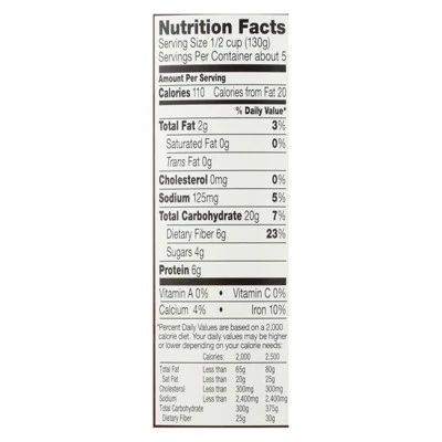 Westbrae Foods Organic Black Lentils Beans - Case Of 12 - 15 Oz 3 Westbrae Foods Organic Black Lentils Beans - Case Of 12 - 15 Oz