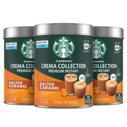 Starbucks Crema Collection Salted Caramel Premium Instant Coffee - 21.36oz/3ct -Food Sale Stores GUEST 7e75de18 2fe2 4106 b896 1fa6b7e82501