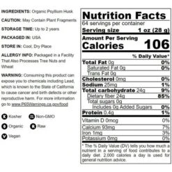 Organic Whole Psyllium Husks - By Food To Live 12 Organic Whole Psyllium Husks - By Food To Live -Food Sale Stores GUEST 7f9c1604 2d25 489d a3f7 69b81f78c884