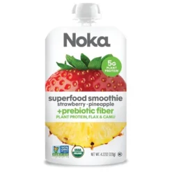 NOKA Superfood Smoothie Fruit Strawberry Pineapple Single Pouch - 4.22oz -Food Sale Stores GUEST 80eb8b20 8f05 4a0f 9b6d 419c2df9e437