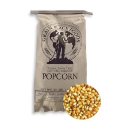Grain Place Foods 25 Lb Organic Yellow Popcorn Kernels Non-GMO -Food Sale Stores GUEST 826fe014 0caa 4485 8128 ae9b825904fa