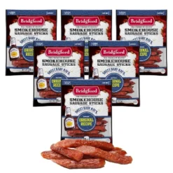 Bridgford Sweet Baby Ray’s Smokehouse Sausage Sticks Original 5 Oz - High Protein Smoked Sausage Sticks For Your Dietary Preferences -Food Sale Stores GUEST 82c4d030 9915 4f21 b674 14647134faf9