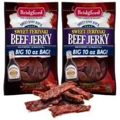 Bridgford Sweet Baby Ray’s Beef Jerky Sweet Teriyaki 10 Oz - High Protein Beef Jerky Teriyaki For On The Go Snacking And Busy Lifestyles -Food Sale Stores GUEST 888a0c21 818d 49ef 8d13 cb798b5f7765