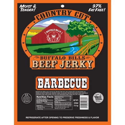 Buffalo Bills 3-Piece Tangy & Sweet Country Cut Beef Jerky Sampler (3 Assorted 2.6oz Jerky Packs) 3 Buffalo Bills 3-Piece Tangy & Sweet Country Cut Beef Jerky Sampler (3 Assorted 2.6oz Jerky Packs)