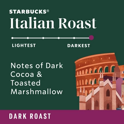 Starbucks Italian Dark Roast Ground Coffee - 12oz 3 Starbucks Italian Dark Roast Ground Coffee - 12oz