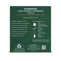 Starbucks By Nespresso Vertuo Line Iced Double Espresso Caramel Flavored Light Roast Coffee Pods 19 Starbucks By Nespresso Vertuo Line Iced Double Espresso Caramel Flavored Light Roast Coffee Pods -Food Sale Stores GUEST 8fbd05aa 50da 4e96 9d84 dd2f46689a1a