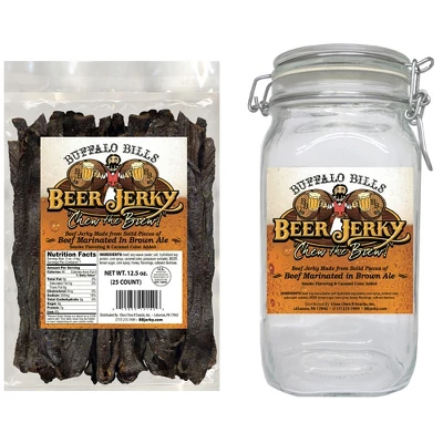 Buffalo Bills Honey Ale Beef Jerky 1 Bag Starter Kit (1 Bag And 1 Jar) 3 Buffalo Bills Honey Ale Beef Jerky 1 Bag Starter Kit (1 Bag And 1 Jar)