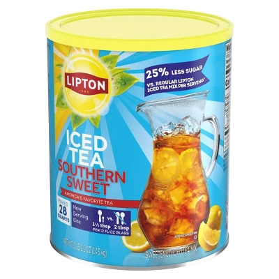 Lipton Southern Sweet Iced Tea Mix - 50.2oz 3 Lipton Southern Sweet Iced Tea Mix - 50.2oz