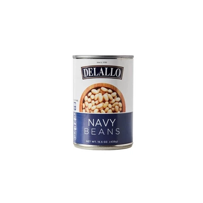 DeLallo Navy Beans, 15.5 Oz Can, (6 Pack) 4 DeLallo Navy Beans, 15.5 Oz Can, (6 Pack) - Image 2