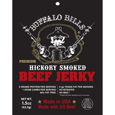 Buffalo Bills 1.5oz Premium Hickory Beef Jerky Packs (ten 1.5oz Beef Jerky Packs) 3 Buffalo Bills 1.5oz Premium Hickory Beef Jerky Packs (ten 1.5oz Beef Jerky Packs)