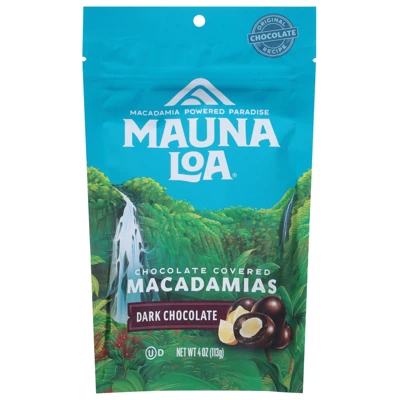 Mauna Loa Macadamia Nuts Dark Chocolate - Case Of 6/4 Oz 3 Mauna Loa Macadamia Nuts Dark Chocolate - Case Of 6/4 Oz