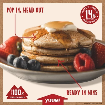 Kodiak Protein-Packed Power Flapjacks Buttermilk Frozen Pancakes - 12ct 4 Kodiak Protein-Packed Power Flapjacks Buttermilk Frozen Pancakes - 12ct - Image 2