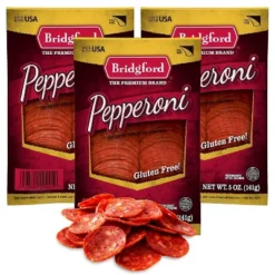 Bridgford Sliced Pepperoni 5 Oz - Ready-to-Eat Pepperoni Slices For Pizza And Sandwiches With Zero Carb Ideal For Your Keto Diets -Food Sale Stores GUEST 94afc018 a814 40bc a452 23f99b20123d