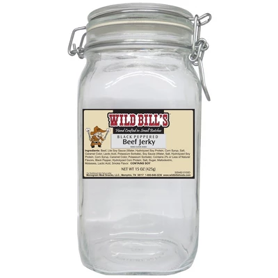 Wild Bill's Black Peppered Beef Jerky Three-Bag Starter Kit (three 15oz Bags And 1 Jar) 4 Wild Bill's Black Peppered Beef Jerky Three-Bag Starter Kit (three 15oz Bags And 1 Jar) - Image 2