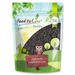 Dry Roasted Black Sesame Seeds - By Food To Live -Food Sale Stores GUEST 989279a6 d718 4ced bf16 ac9e68e51ba7