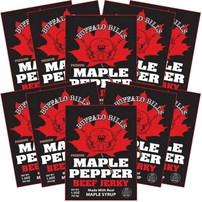 Buffalo Bills 1.5oz Premium Maple Pepper Beef Jerky Packs (ten 1.5oz Beef Jerky Packs) 7 Buffalo Bills 1.5oz Premium Maple Pepper Beef Jerky Packs (ten 1.5oz Beef Jerky Packs) - Image 5