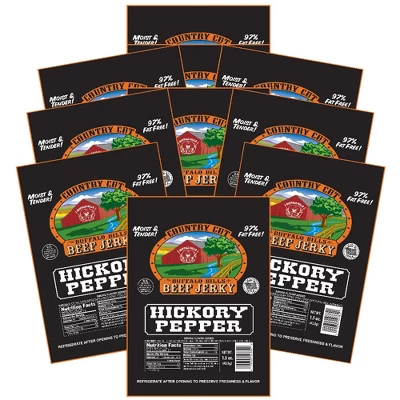 Buffalo Bills 1.5oz Hickory Pepper Country Cut Beef Jerky - Ten 1.5oz Packs 7 Buffalo Bills 1.5oz Hickory Pepper Country Cut Beef Jerky - Ten 1.5oz Packs - Image 5