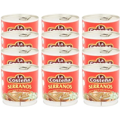 La Costena Serranos - 12 Pack, 12 Oz 4 La Costena Serranos - 12 Pack, 12 Oz - Image 2