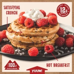 Kodiak Protein-Packed Power Waffles Chocolate Chip Frozen Waffles - 8ct -Food Sale Stores GUEST 9dc7c362 64e8 43a7 a21a 05aa2f4745fd