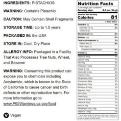 Dry Roasted Pistachio Kernels - By Food To Live -Food Sale Stores GUEST 9ed1420b 4f36 4eec 99f6 e5fe155cbd7e