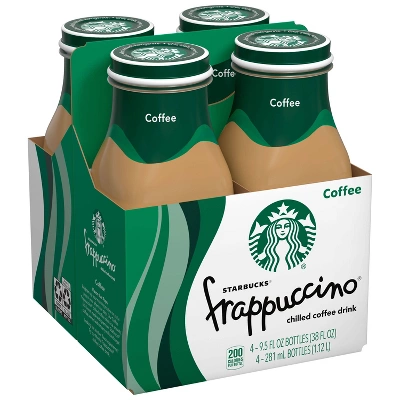 Starbucks Frappuccino Coffee Drink - 4pk/9.5 Fl Oz Glass Bottles 3 Starbucks Frappuccino Coffee Drink - 4pk/9.5 Fl Oz Glass Bottles