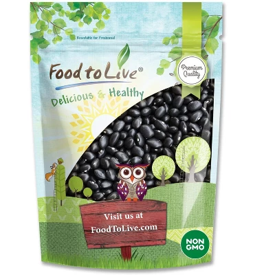 Black Turtle Beans - By Food To Live 3 Black Turtle Beans - By Food To Live