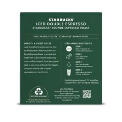 Starbucks By Nespresso Vertuo Line Iced Double Espresso Blonde Light Roast Coffee Pods -Food Sale Stores GUEST a0ae2849 7639 461d a2eb 5fed9746d9ba