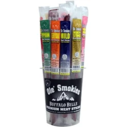 Buffalo Bills 15-ct Assorted Mild Ole Smokies (Beef Sticks) - Two 15-ct Tubs