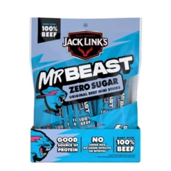 Jack Link's MrBeast Zero Sugar Mini Beef Sticks Original - 6oz/12ct -Food Sale Stores GUEST a1dd7235 8d99 4272 aecd 6ab20eb6f0c5