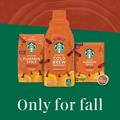 Starbucks Pumpkin Spice Flavored Cold Brew Concentrate, Multi-Serve, Naturally Flavored - 32 Fl Oz 7 Starbucks Pumpkin Spice Flavored Cold Brew Concentrate, Multi-Serve, Naturally Flavored - 32 Fl Oz - Image 5