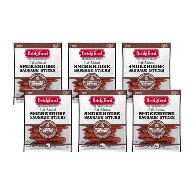Bridgford Smokehouse Sausage Sticks Original 5 Oz - Gluten Free High Protein Smoked Sausage Sticks For A Variety Of Dietary Preferences 13 Bridgford Smokehouse Sausage Sticks Original 5 Oz - Gluten Free High Protein Smoked Sausage Sticks For A Variety Of Dietary Preferences - Image 11