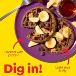 Eggo Frozen Protein Chocolate Chip Brownie Waffles - 12.3oz/10ct -Food Sale Stores GUEST a65e7942 d94a 41f1 a2ba 880680c633ed