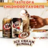A&W Ice Cream Sundae Soda - 12pk/12 Fl Oz Cans