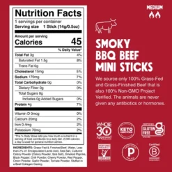 Chomps Snack Sticks Smoky BBQ Beef Meat Sticks - 12oz/24pk -Food Sale Stores GUEST a8bf31fa 4eb1 4469 b4d6 b23cf68038cb