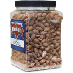 ROASTED SALTED ALMONDS, WITH SEA SALT BY IT'S DELISH, 2.5 LBS JUMBO JAR 7 ROASTED SALTED ALMONDS, WITH SEA SALT BY IT'S DELISH, 2.5 LBS JUMBO JAR -Food Sale Stores GUEST a8fb48db fc1c 4b76 a07e 504849de6403