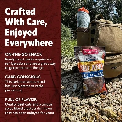 Bridgford Sweet Baby Ray’s Beef Jerky Variety Pack 6.2 Oz Pack Of 4 - High Protein Ready-to-Eat Beef Jerky Snack Packs For On-the-Go Snacking 7 Bridgford Sweet Baby Ray’s Beef Jerky Variety Pack 6.2 Oz Pack Of 4 - High Protein Ready-to-Eat Beef Jerky Snack Packs For On-the-Go Snacking - Image 5