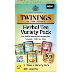 Twinings Five Flavor Variety Herbal Tea Bags - Caffeine Free - 1.21oz/20ct 13 Twinings Five Flavor Variety Herbal Tea Bags - Caffeine Free - 1.21oz/20ct -Food Sale Stores GUEST aa41f62b c86b 499c b72d c5bf10249e0d