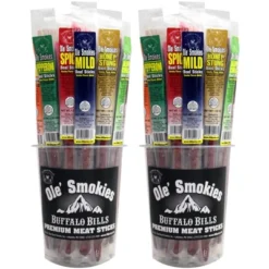 Buffalo Bills 15-ct Assorted Hot & Mild Ole Smokies (Beef Sticks) - Two 15-ct Tubs -Food Sale Stores GUEST b0b567de daeb 45c6 af8a bb2e9790c869