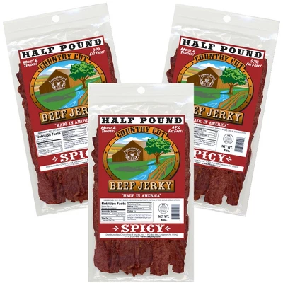 Buffalo Bills 8oz Spicy Country Cut Beef Jerky - Three 8oz Packs 6 Buffalo Bills 8oz Spicy Country Cut Beef Jerky - Three 8oz Packs - Image 4