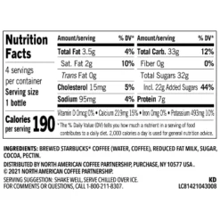 Starbucks Frappuccino Mocha Coffee Drink - 4pk/9.5 Fl Oz Glass Bottles -Food Sale Stores GUEST b1f04859 96d4 4d62 b6ff 30568316a7c0