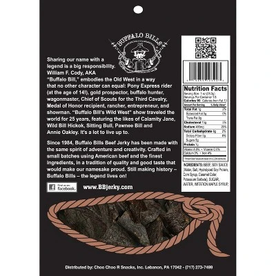 Buffalo Bills 1.5oz Premium Maple Pepper Beef Jerky Packs (ten 1.5oz Beef Jerky Packs) 4 Buffalo Bills 1.5oz Premium Maple Pepper Beef Jerky Packs (ten 1.5oz Beef Jerky Packs) - Image 2
