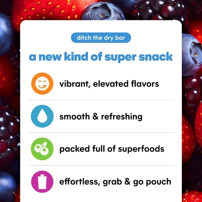 NOKA Superfood Smoothie Fruit Super Berry Single Pouch - 4.22oz 6 NOKA Superfood Smoothie Fruit Super Berry Single Pouch - 4.22oz - Image 4