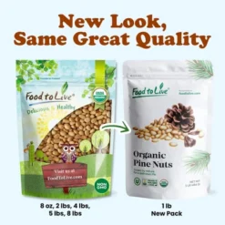 Organic Dry Roasted Pine Nuts - By Food To Live 16 Organic Dry Roasted Pine Nuts - By Food To Live -Food Sale Stores GUEST b43ef970 92fd 4f1e 9e84 007c02dacfef