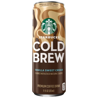 Starbucks Vanilla Sweet Cream Cold Brew Premium Coffee Drink - 11 Fl Oz Can 6 Starbucks Vanilla Sweet Cream Cold Brew Premium Coffee Drink - 11 Fl Oz Can - Image 4
