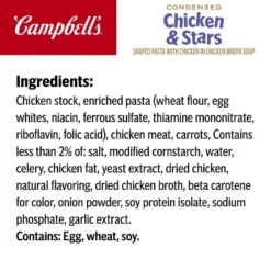Campbell's Condensed Chicken & Stars Soup - 10.5oz 21 Campbell's Condensed Chicken & Stars Soup - 10.5oz -Food Sale Stores GUEST b4cf22d5 3759 438e af16 8c9bda61d0e7