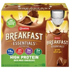 Carnation Breakfast Essentials High Protein Ready To Drink Rich Milk Chocolate - 6ct / 1.5QT -Food Sale Stores GUEST b5fa9212 652e 440a a1cc 2c0280bdea18