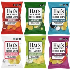 Hal’s New York Best Sellers Chips 2oz Bag 24 Variety Pack Gluten-Free Non-GMO Kettle Cooked Classic Chips Crunchy Snack For Home, Office, Or On-the-Go -Food Sale Stores GUEST b67c608c 7278 4600 b29e 91c483bd8a1a