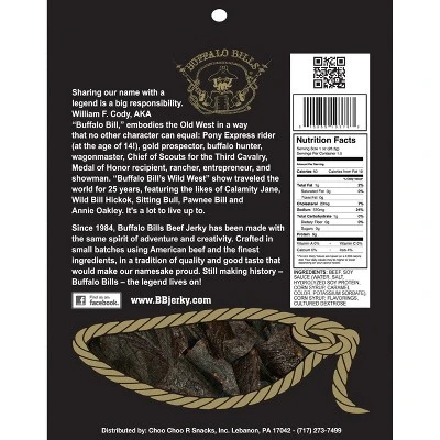 Buffalo Bills 1.5oz Premium Hickory Beef Jerky Packs (ten 1.5oz Beef Jerky Packs) 4 Buffalo Bills 1.5oz Premium Hickory Beef Jerky Packs (ten 1.5oz Beef Jerky Packs) - Image 2